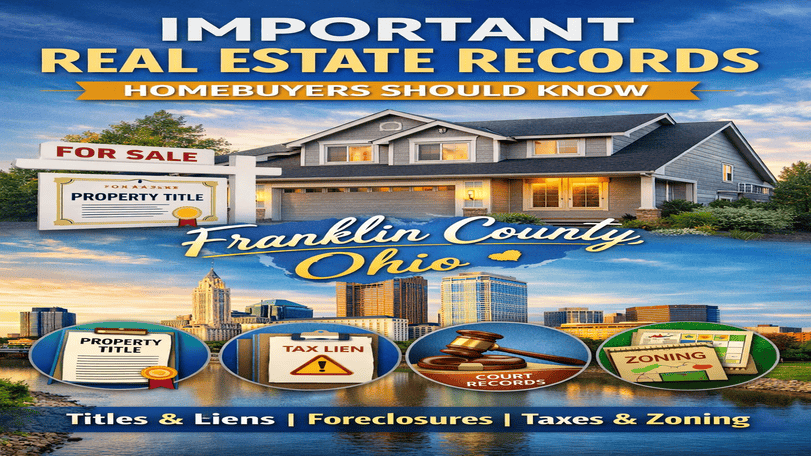 Real Estate Records Homebuyers Must Know Ohio USA!