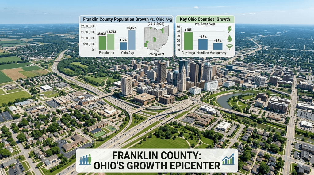 Franklin County Population vs Other Counties