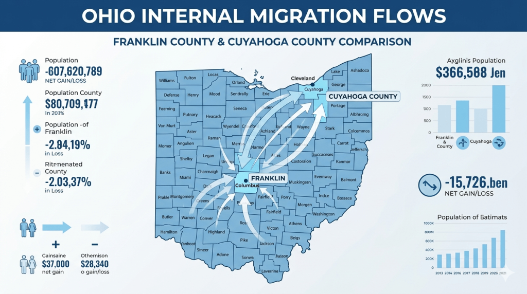 Franklin vs Cuyahoga Migration Rate Comparison