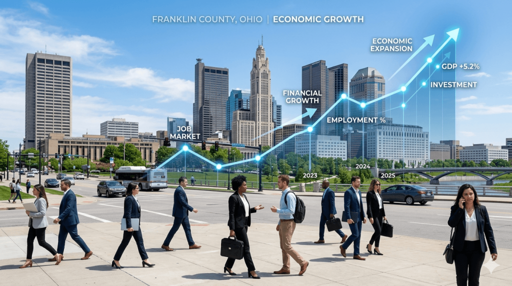Franklin County Job Market vs Other Ohio Counties