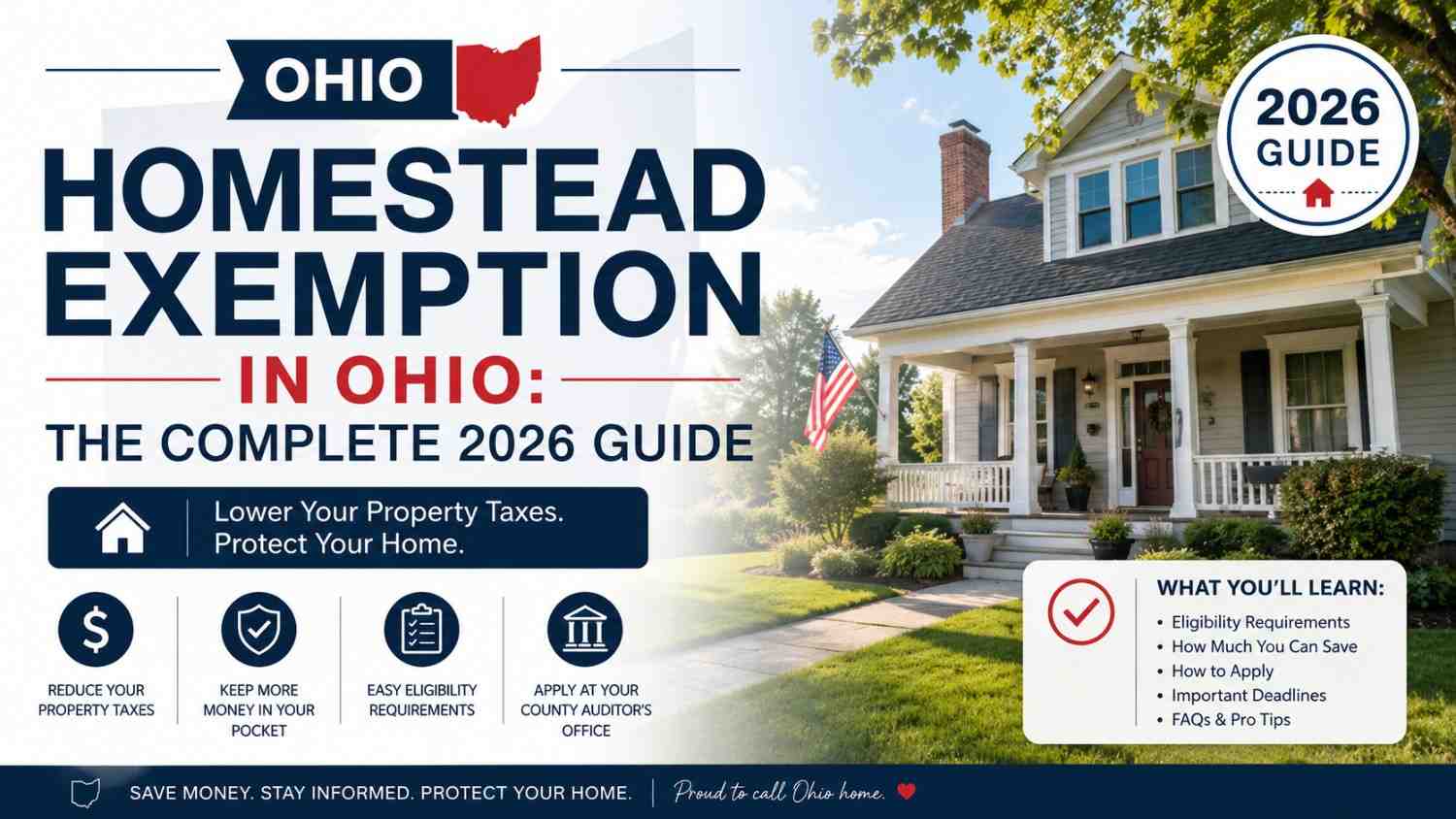 Homestead Exemption in Ohio: The Complete 2026 Guide